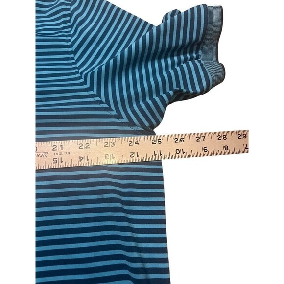 Greyson Manistee? Button Down Men's Golf Polo Shirt Striped Size XL Performance - Picture 7 of 7
